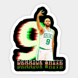 celtic 9 : derrick white Sticker